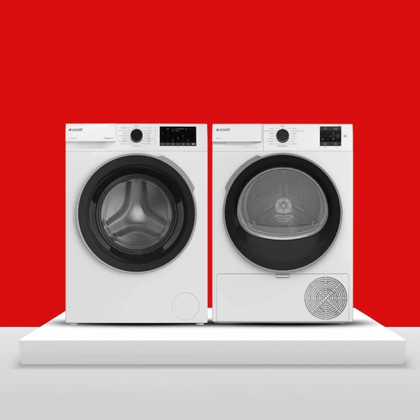 Arçelik Çamaşır & Kurutma Makinesi Paketi (9100 DMX - 801 KMX) ürün görseli