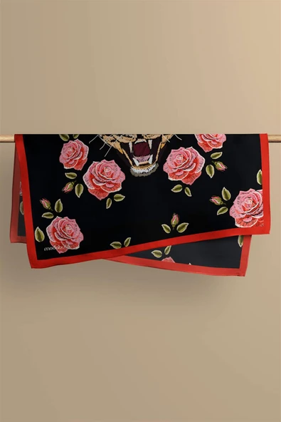 Modabutik Kaplan Desenli Bandana - Resim 4
