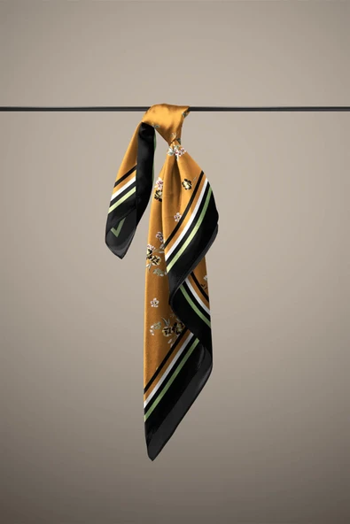 G79 ABSTARCK FLORAL TASARIMLI BANDANA - Resim 4