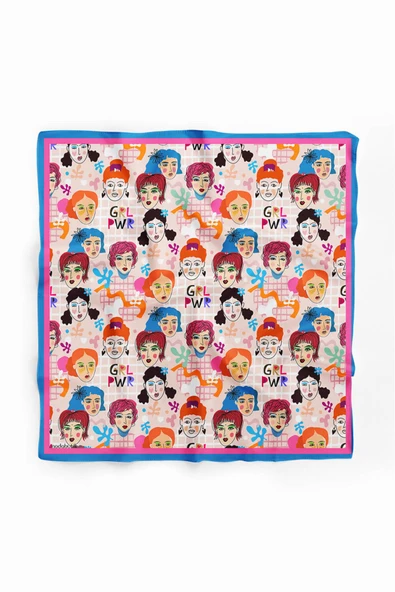 D89 Modabutik GRL PWR Bandana - Resim 2