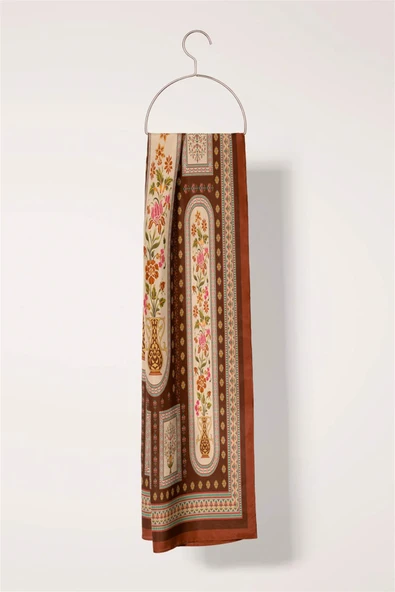 Modabutik Etnik Desenli Kadın Fular - Resim 4