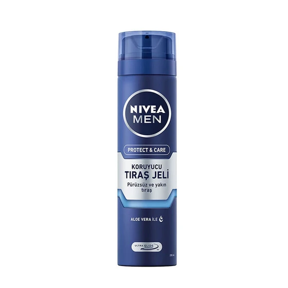 Nivea Men Protect And Care Koruyucu Tıraş Jeli 200 ml ürün görseli