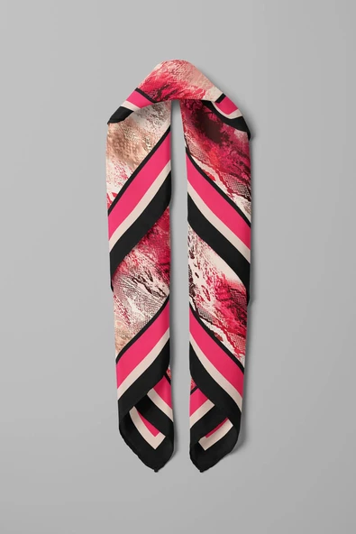 G94 KADIN DESENLİ BANDANA DG-609 - Resim 3