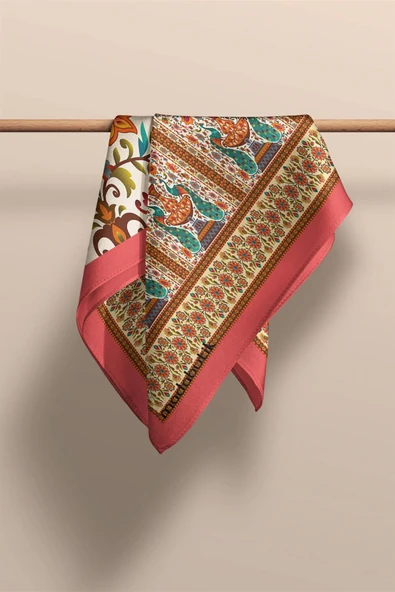 Modabutik Şal Desenli Kadın Fular - Resim 3