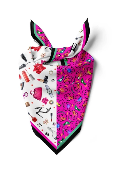 D42 KADIN DESENLİ BANDANA ürün görseli