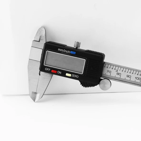 Dijital Kumpas Lcd Ekranlı (0.01-12 mikron Hassasiyet) 0.0005 İnç Metal 150 mm Derinlik Ölçüm Aleti - Resim 6