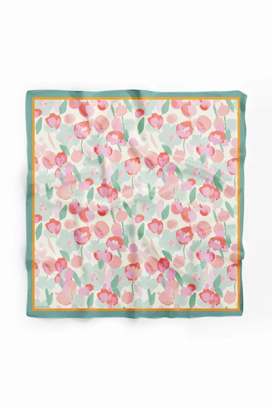 E100 KADIN DESENLİ BANDANA DG-514 - Resim 2