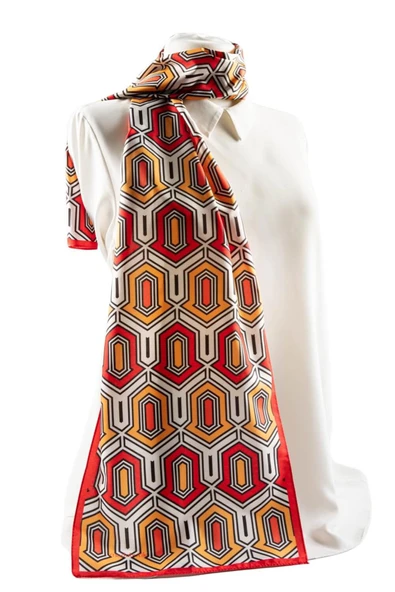 Modabutik Geometri Desenli Fular ürün görseli