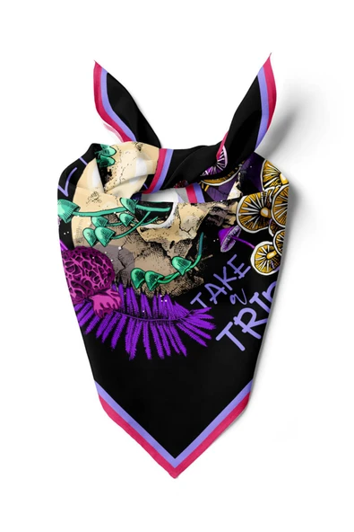 Modabutik Kurukafa Desenli Bandana ürün görseli