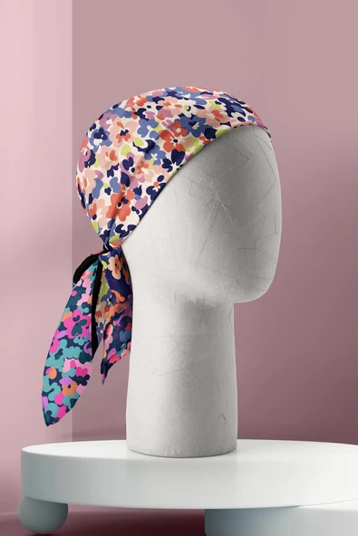 C25 KADIN DESENLİ BANDANA - Resim 4