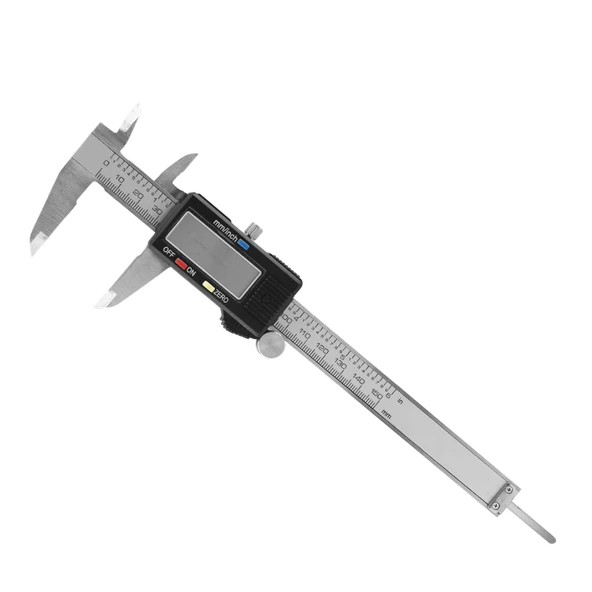 Dijital Kumpas Lcd Ekranlı (0.01-12 mikron Hassasiyet) 0.0005 İnç Metal 150 mm Derinlik Ölçüm Aleti ürün görseli