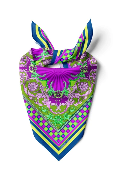 F107 BAROC TASARIMLI BANDANA ürün görseli 1