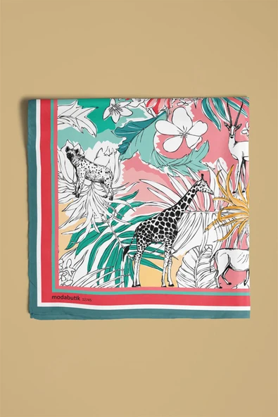 B110 TROPICAL TASARIM BANDANA - Resim 6
