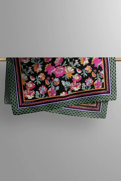 Y96 KADIN DESENLİ BANDANA - Resim 5