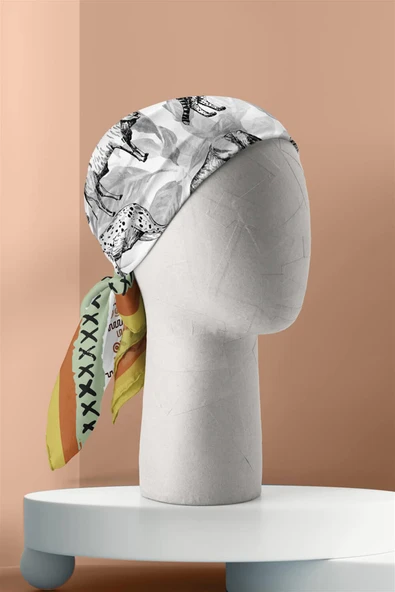 F61 AFRICAN ETNIC TASARIM BANDANA - Resim 3