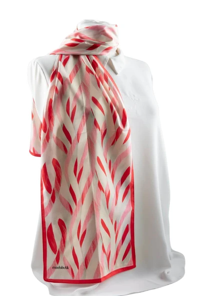 Modabutik Geometri Desenli Fular ürün görseli 1