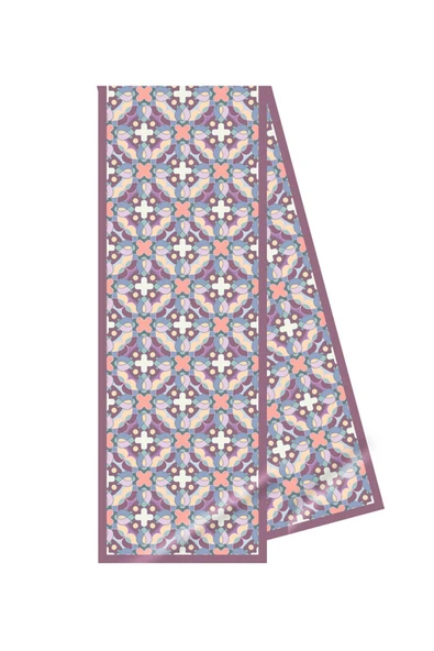 I101 Modabutik Geometri Desenli Fular - Resim 2