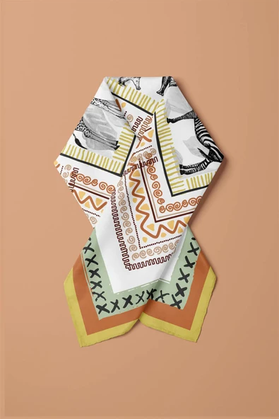 F61 AFRICAN ETNIC TASARIM BANDANA - Resim 5