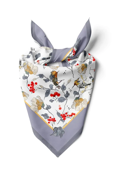 H24 MODERN KUŞ DESENLİ BANDANA DG12231 ürün görseli