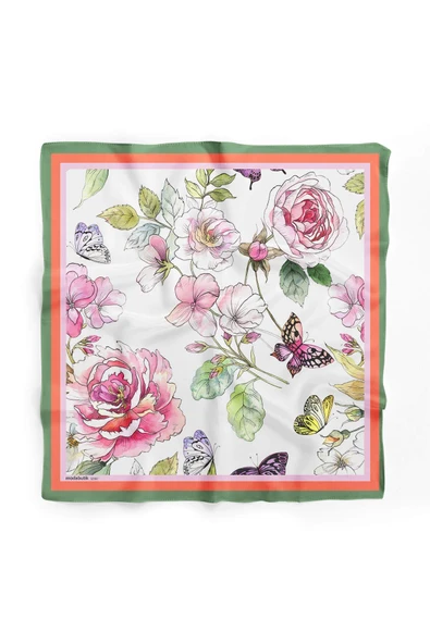 G4 FLORAL TASARIMLI BANDANA - Resim 2