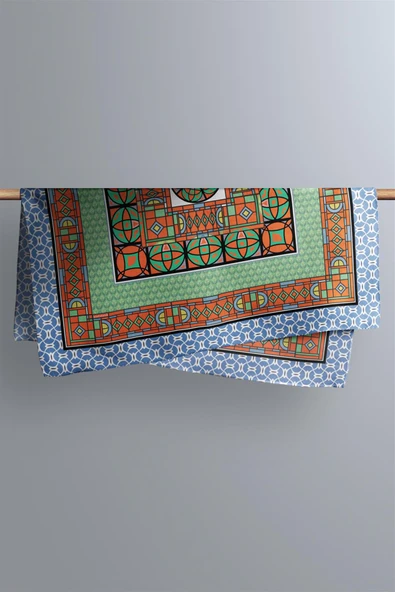 Y91 MODERN RETRO DESENLİ BANDANA DG12229 - Resim 5