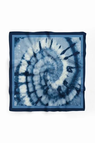 G49 Modabutik Desenli Saten Bandana - Resim 2