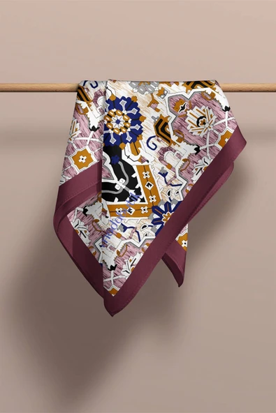 I105 Modabutik Etnik Desenli Fular - Resim 3