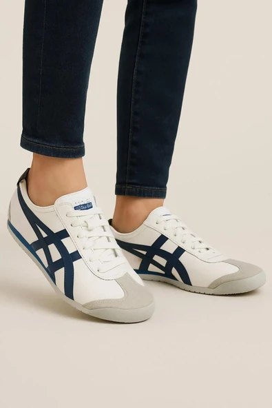 Orthopedix Unisex Sneakers Spor Ayakkabı Beyaz-lacivert / Beden : 40 / Cinsiyet : Unisex ürün görseli 1