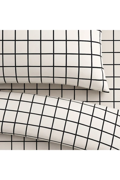StellaFlavo Çift Kişilik Desenli Nevresim + 2 Adet Kapaklı Yastık Kılıfı - Resim 2