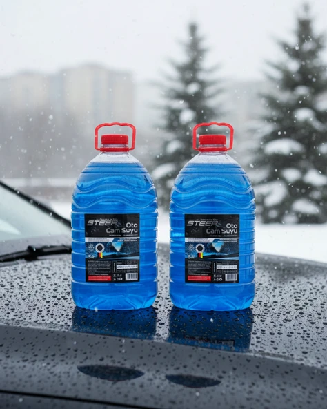 STEEP Oto Cam Suyu -20 Derece Antifriz İçerikli 5 Lt 2 Adet - Resim 2