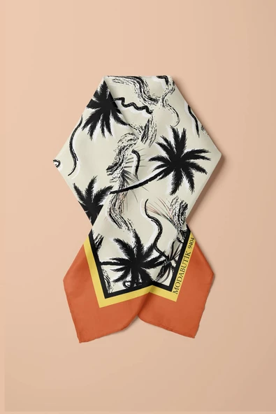 KADIN DESENLİ BANDANA - Resim 5