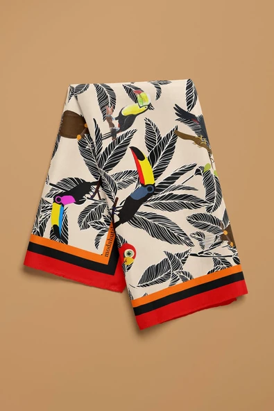 D27 KADIN DESENLİ BANDANA - Resim 5