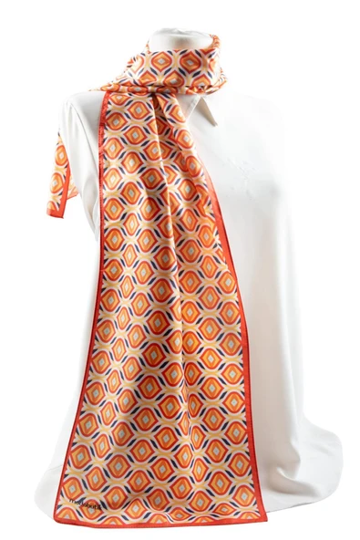 Modabutik Geometri Desenli Fular ürün görseli 1