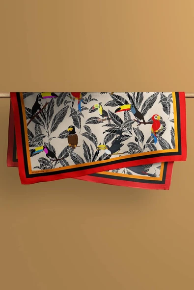 D27 KADIN DESENLİ BANDANA - Resim 4