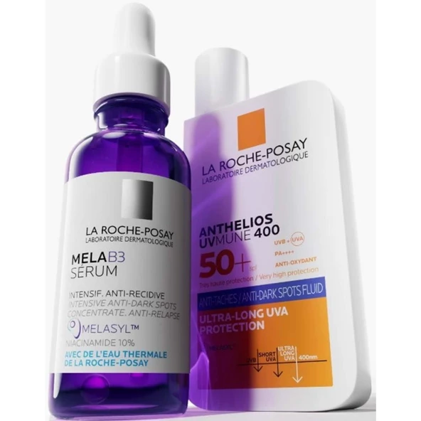La Roche Posay Mela B3 Serum + Anti Dark Fluid SPF50+ 50 Ml Set ürün görseli 1