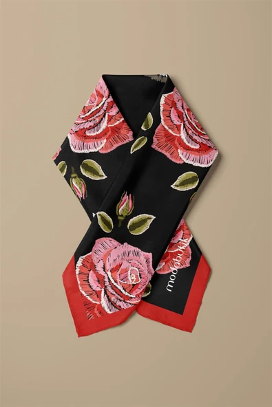 Modabutik Kaplan Desenli Bandana - Resim 6