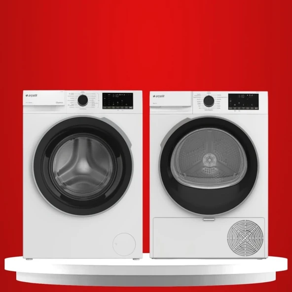 Arçelik Çamaşır & Kurutma Makinesi Paketi (9100DMX - 901 KMX) 9KG-9KG ürün görseli 1