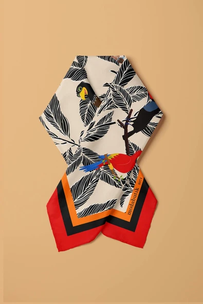 D27 KADIN DESENLİ BANDANA - Resim 3