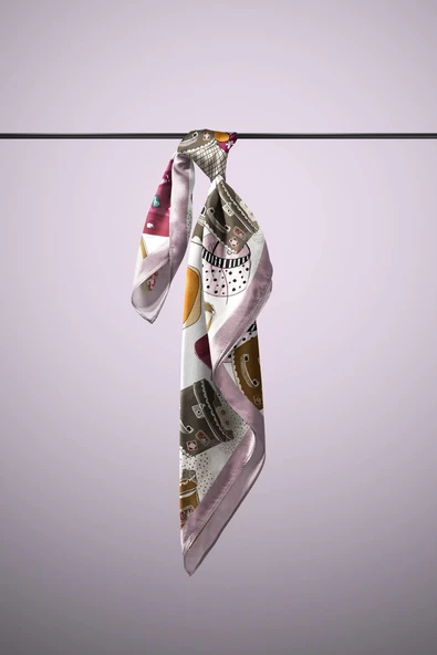 C63 KADIN DESENLİ BANDANA - Resim 4