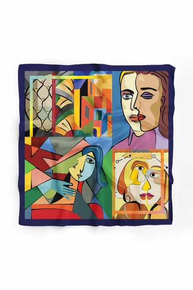 A76 KADIN DESENLİ BANDANA - Resim 2