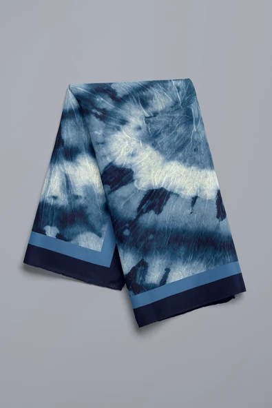 G49 Modabutik Desenli Saten Bandana - Resim 6