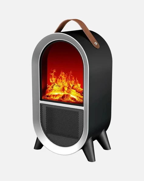 Reyo Stove Med 1500W Dekoratif Elektrikli Şömine - Resim 3