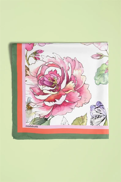G4 FLORAL TASARIMLI BANDANA - Resim 4