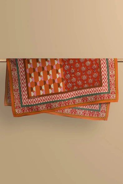 B51 KADIN DESENLİ BANDANA DG-502 - Resim 5