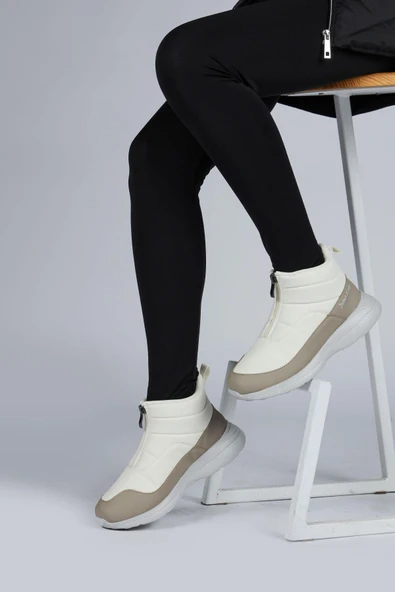 29177 Fermuarlı Bej Kız Çocuk Günlük Bot / Beden : 34 / Cinsiyet : Kadın / Kız ürün görseli