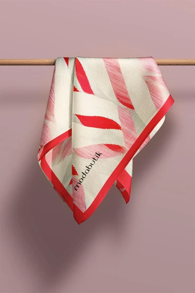 Modabutik Geometri Desenli Fular - Resim 3