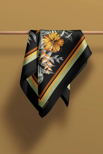 C115 DOĞA DESENLİ BANDANA - Resim 5