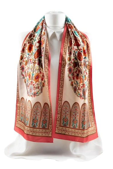 Modabutik Şal Desenli Kadın Fular - Resim 5