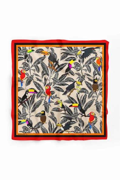 D27 KADIN DESENLİ BANDANA - Resim 2