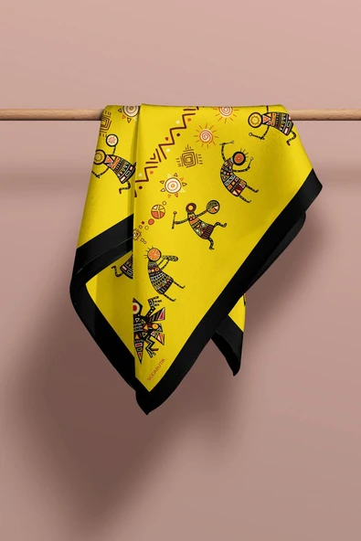 KADIN DESENLİ BANDANA - Resim 5